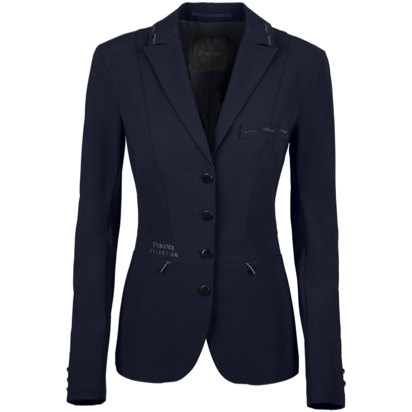 2025 Pikeur Femmes Pikeur Phelia Veste De Spectacle 152200 546 - Nightblue